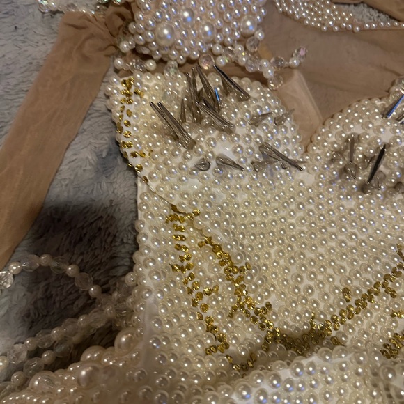 Pearl fashionable body suit, Looks similar to the image of me- Brand New - Picture 8 of 15